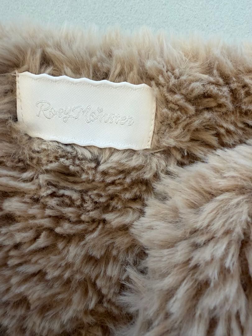 美品☆rosymonsterフワモコハンドニットカーディガン