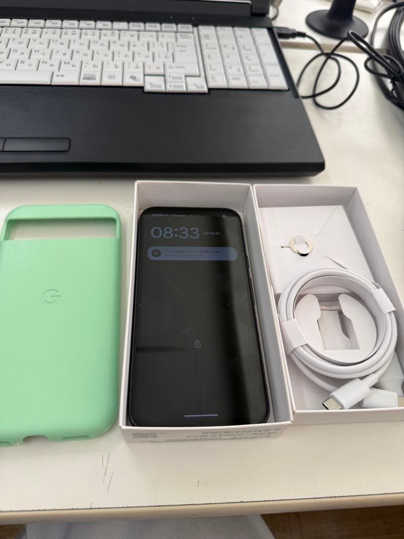 k*i様 Google Pixel 8a ブラック ケース付き