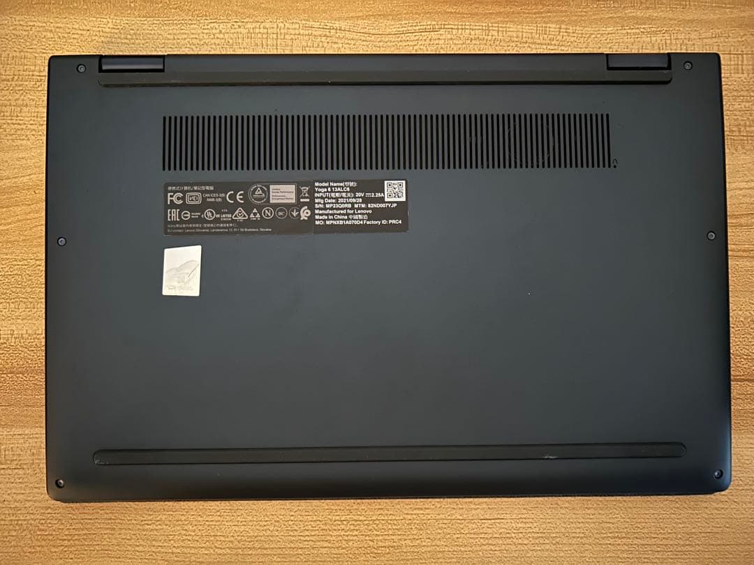 Windowsノート本体 Lenovo Yoga6 13alc6 Ryzen7 5700U