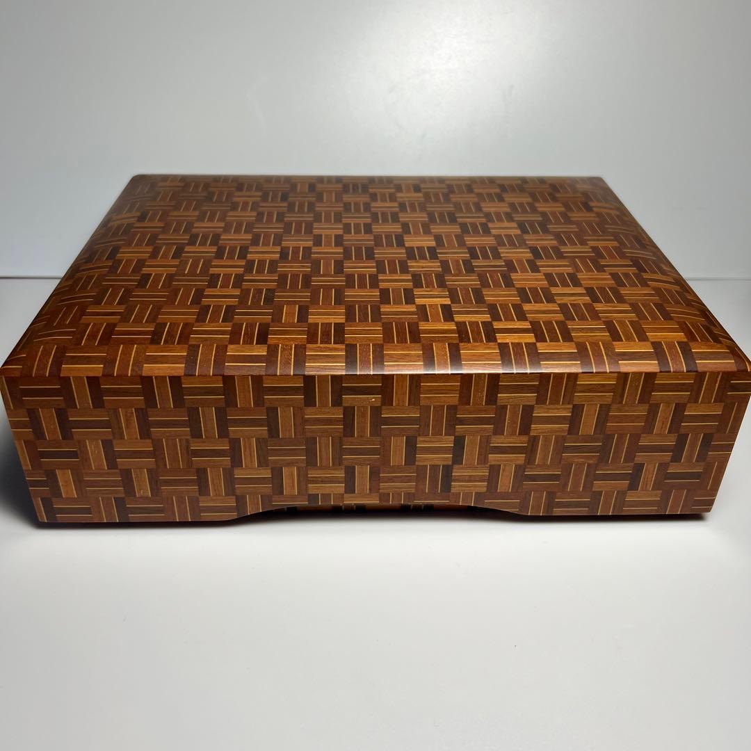 寄木細工 文庫 本間木工所