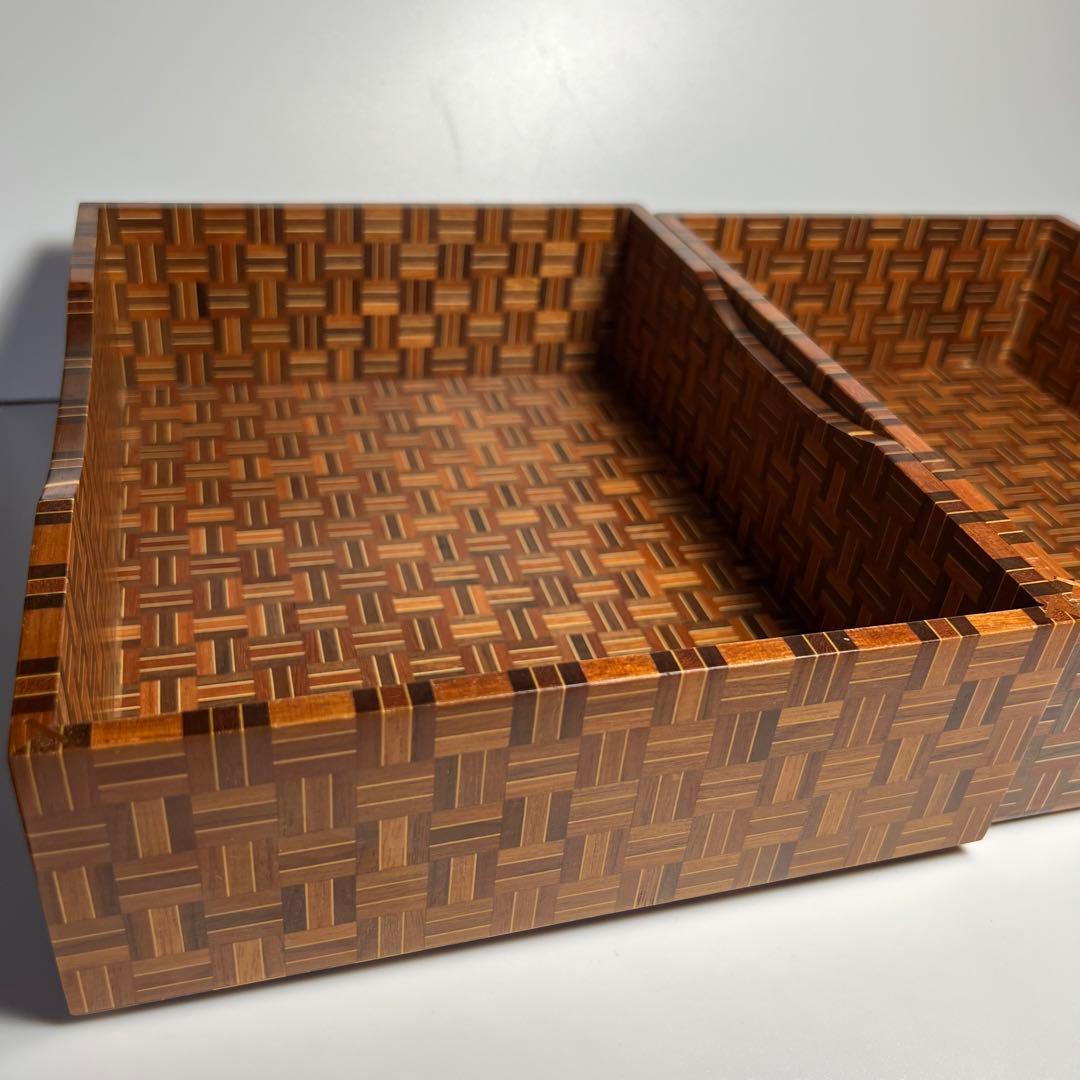 寄木細工 文庫 本間木工所