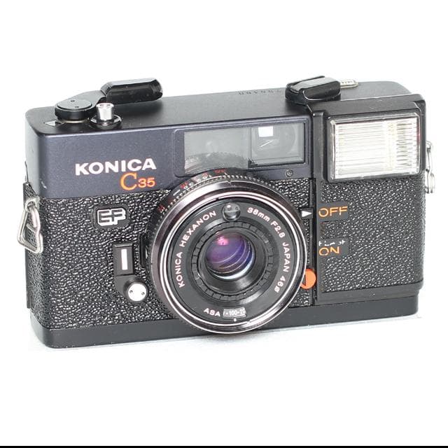 -436-KONICA コニカ C35EF ピッカリコニカ 分解整備済の完動美品