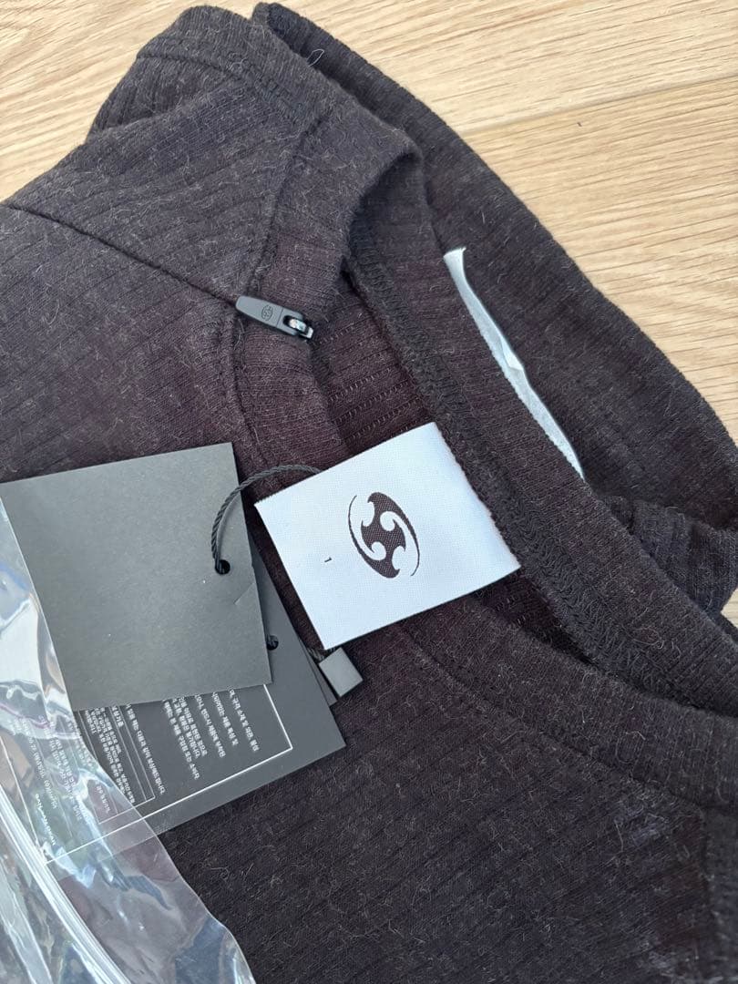 SAN SAN GEAR RIBBED LONG SLEEVES BLACK 黒