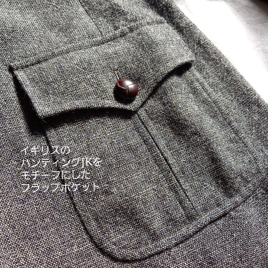 マディソンブルー　ウールリネンツイードジャケット　定価13.2万円　秋冬・春先