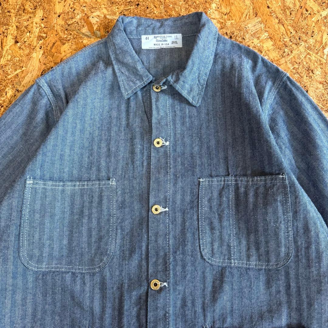 80s UNIVERSAL OVERALL ヘリンボーンカバーオール　XL