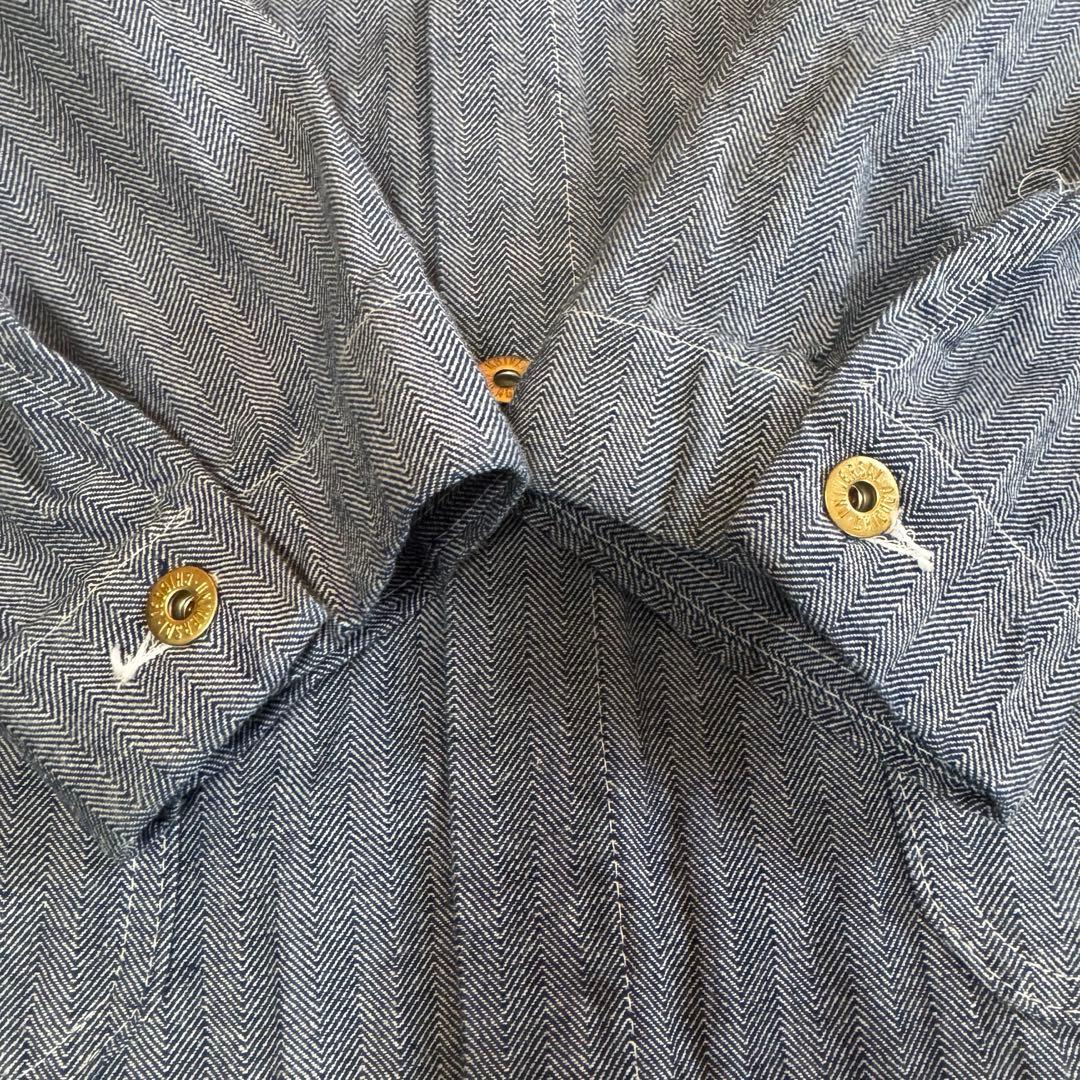 80s UNIVERSAL OVERALL ヘリンボーンカバーオール　XL