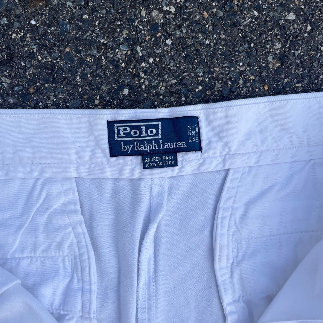 90s Polo by Ralph Lauren ANDREW ホワイト w32
