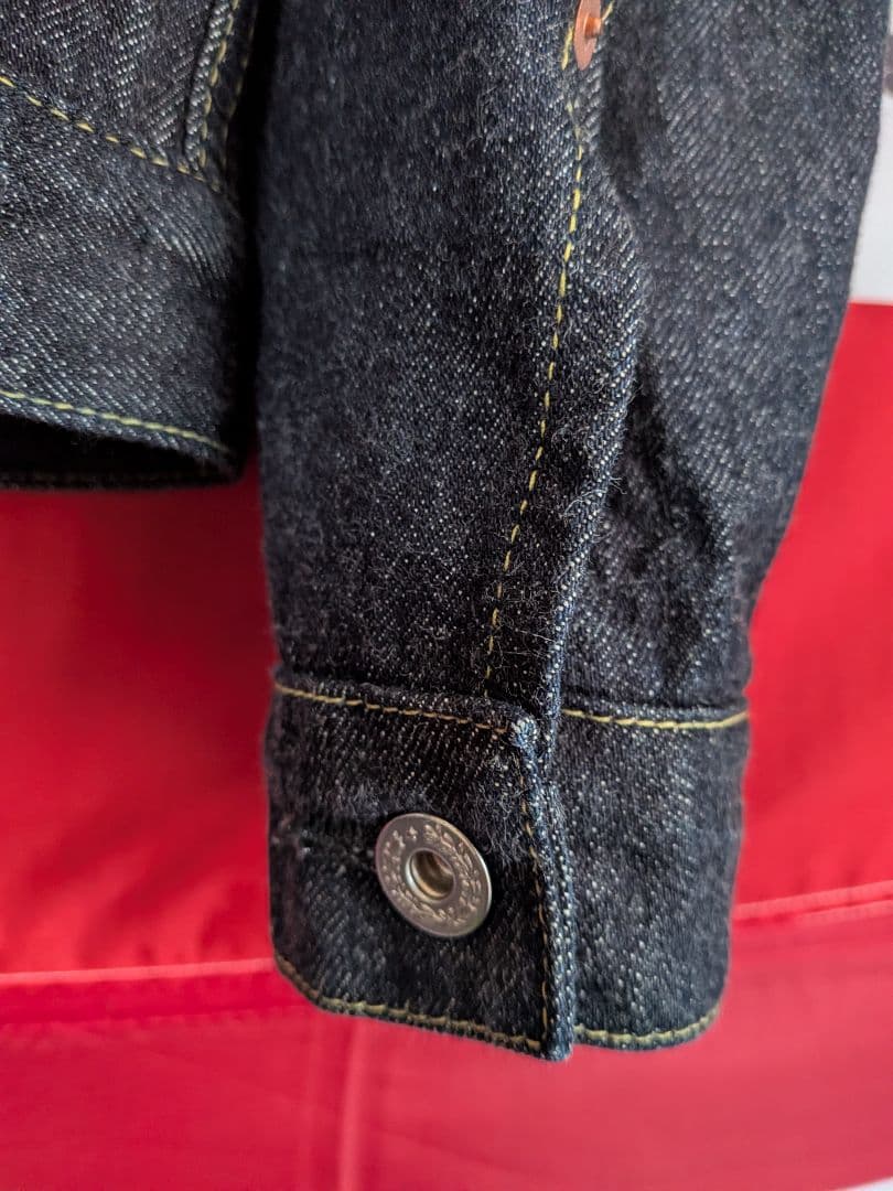 新品 TCB 旧大戦モデル TCBjeans S40's size44 赤タブ