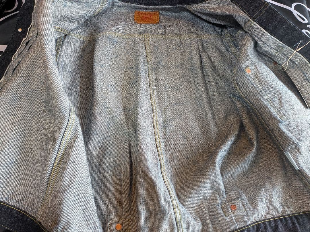 新品 TCB 旧大戦モデル TCBjeans S40's size44 赤タブ