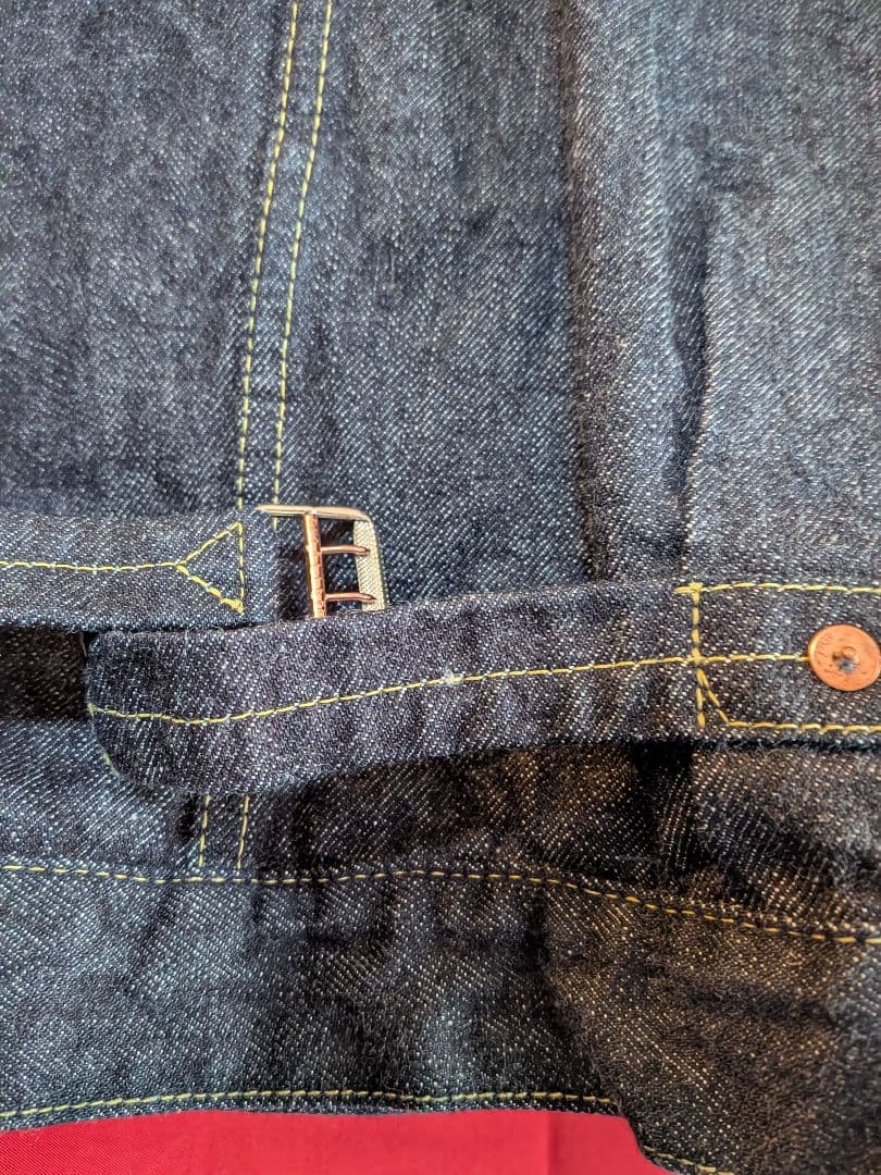 新品 TCB 旧大戦モデル TCBjeans S40's size44 赤タブ