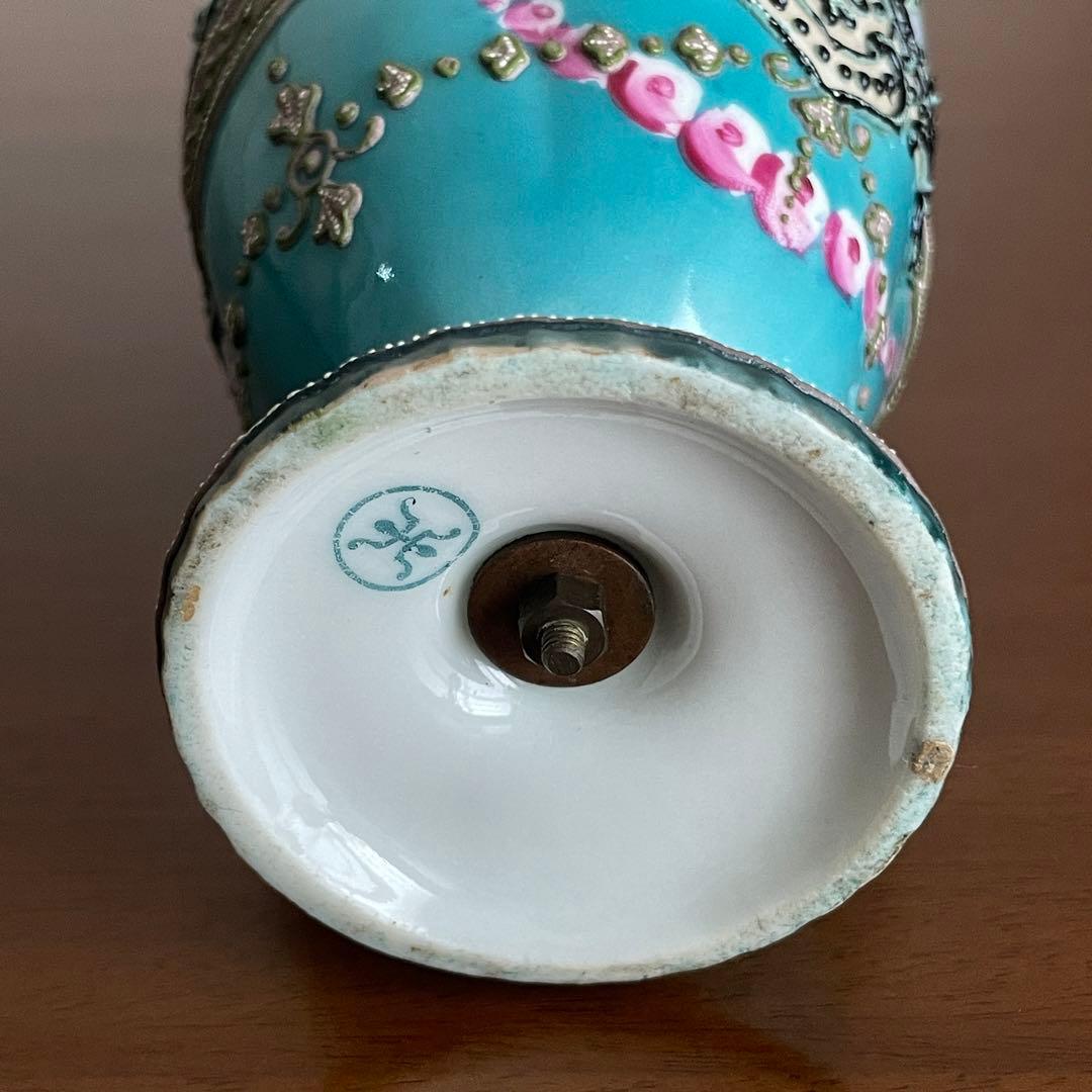 麻*宮様 オールドノリタケ　飾花瓶