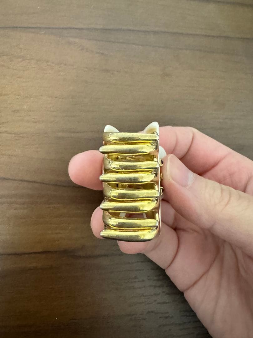 acca ヘアクリップ2個セット オフホワイト