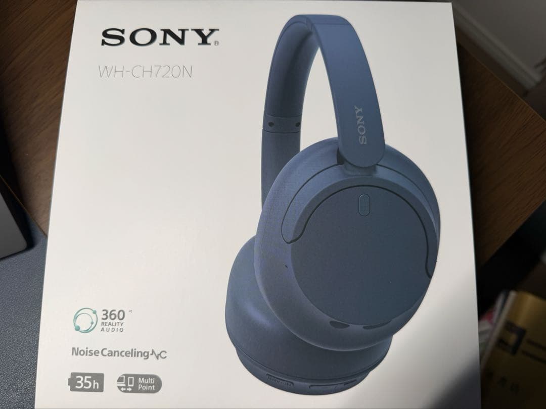 SONYヘッドホン　WH-CH720N ネイビー