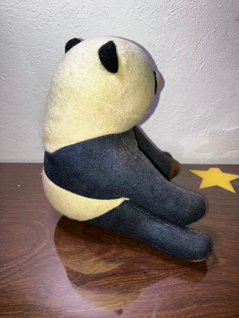 東京動物園協会　おがくずぬいぐるみ　パンダ　昭和レトロ　当時物　上野動物園