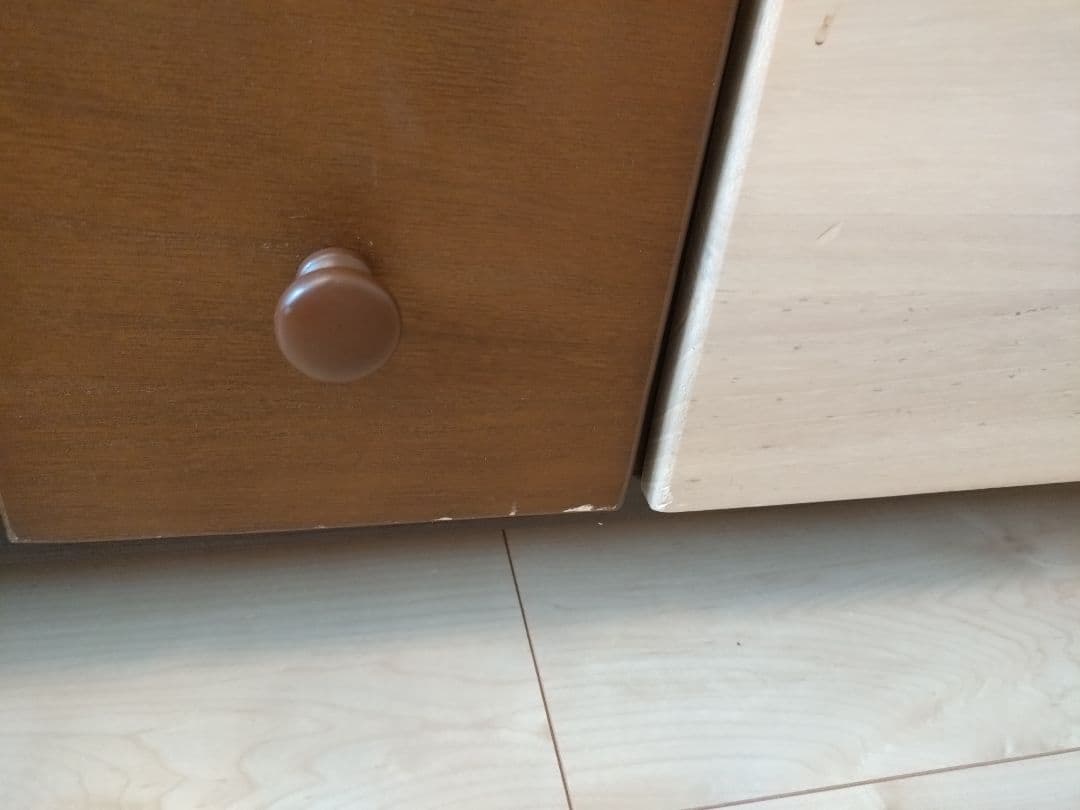 ニトリ　引き出し収納チェスト（ダークブラウン）