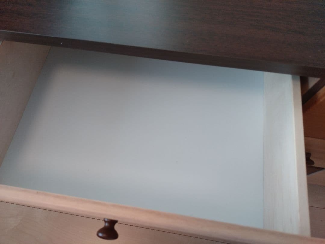 ニトリ　引き出し収納チェスト（ダークブラウン）