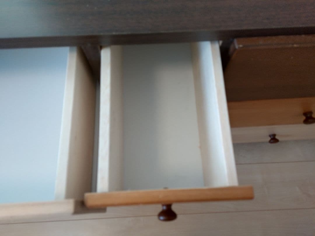 ニトリ　引き出し収納チェスト（ダークブラウン）