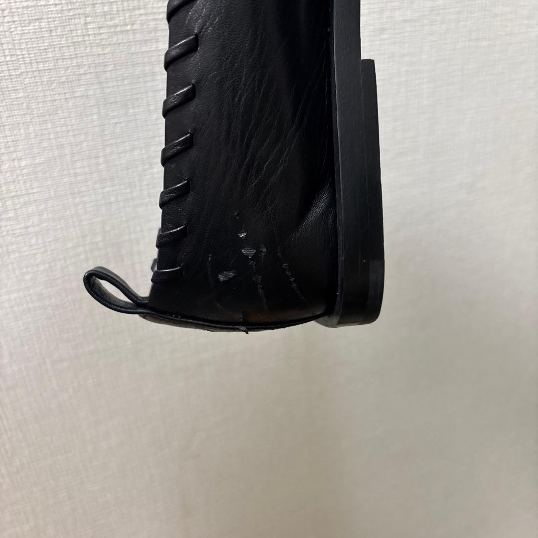 JIL SANDER ブラック フラットシューズ 40