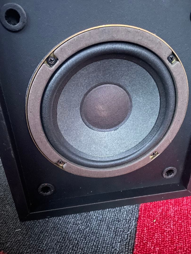 2ウェイスピーカー ペア ブラック