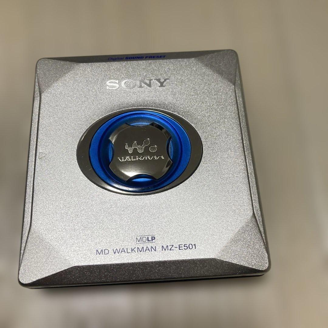 SONY MZ-E501 シルバー MDウォークマン　動作確認済