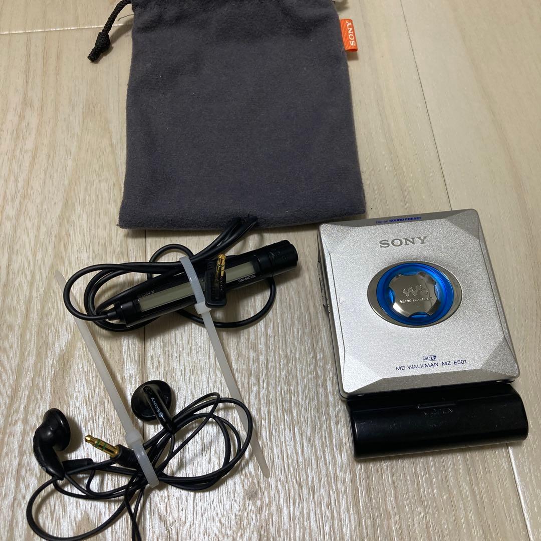 SONY MZ-E501 シルバー MDウォークマン　動作確認済