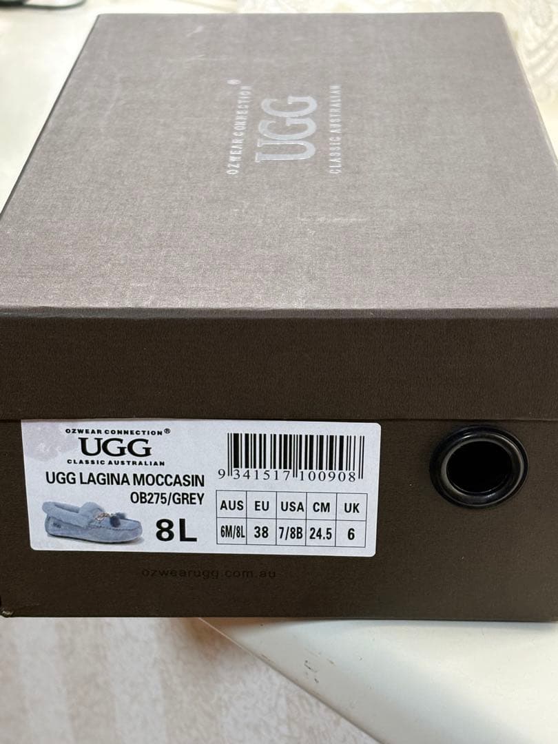 UGG モカシン　グレー　試し履きのみ