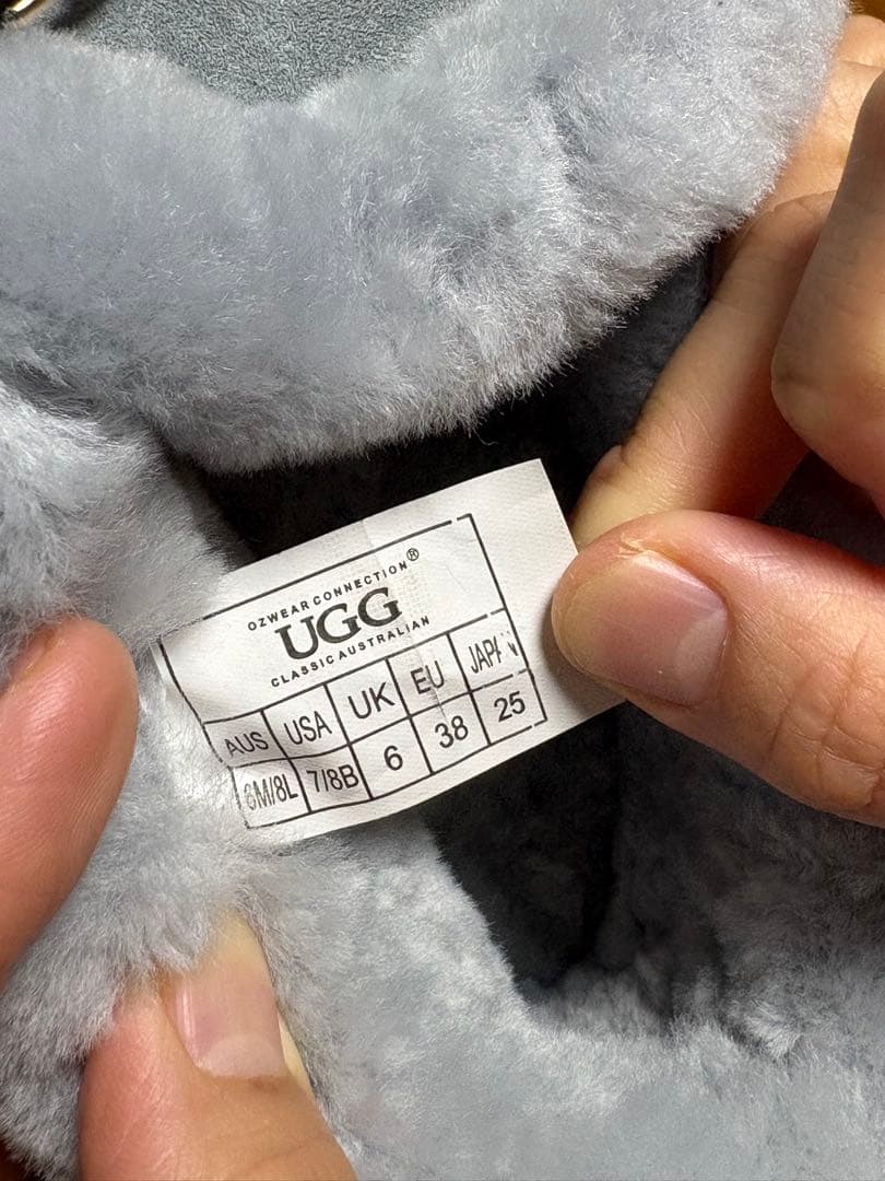 UGG モカシン　グレー　試し履きのみ