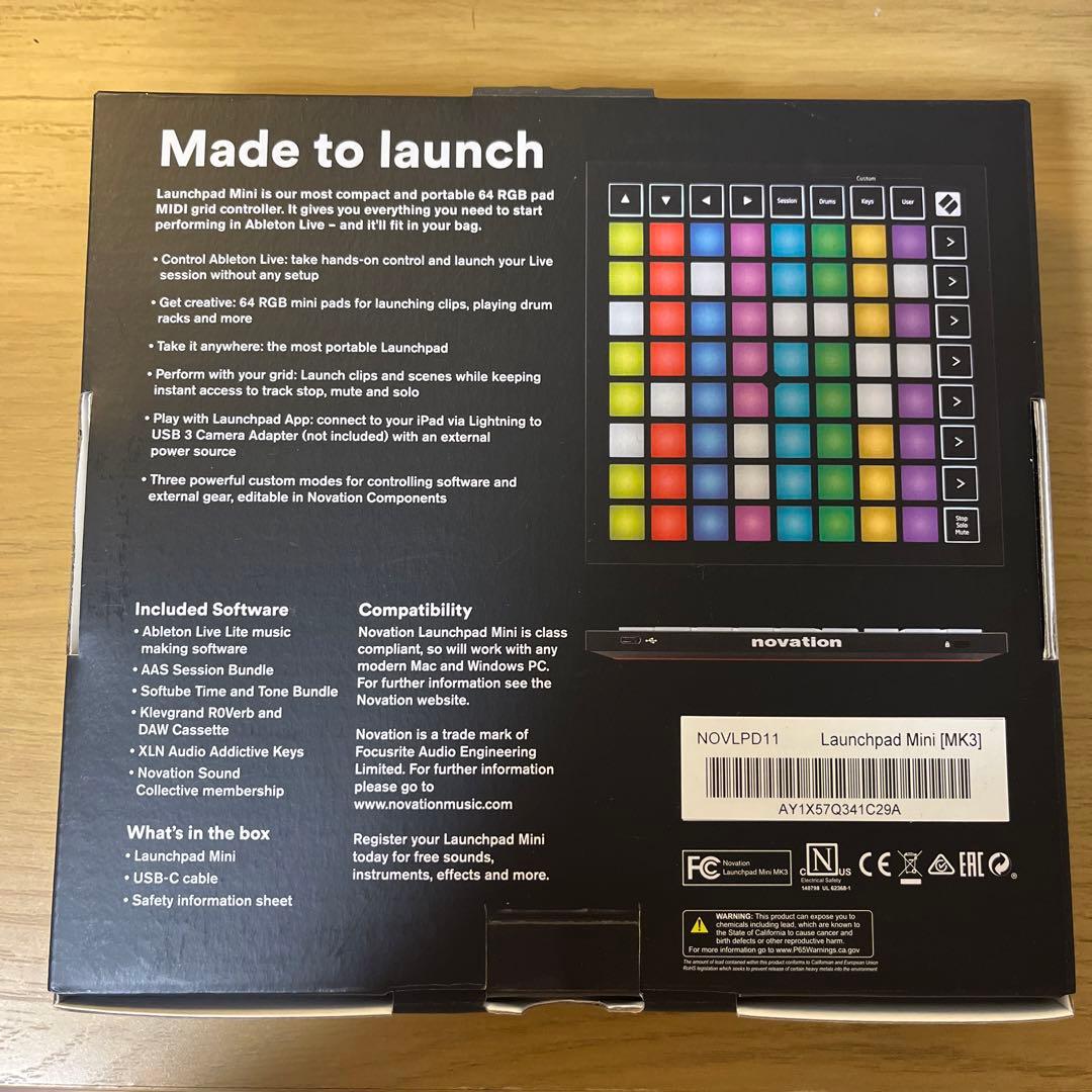 DTM・DAW Novation Launchpad Mini MK3