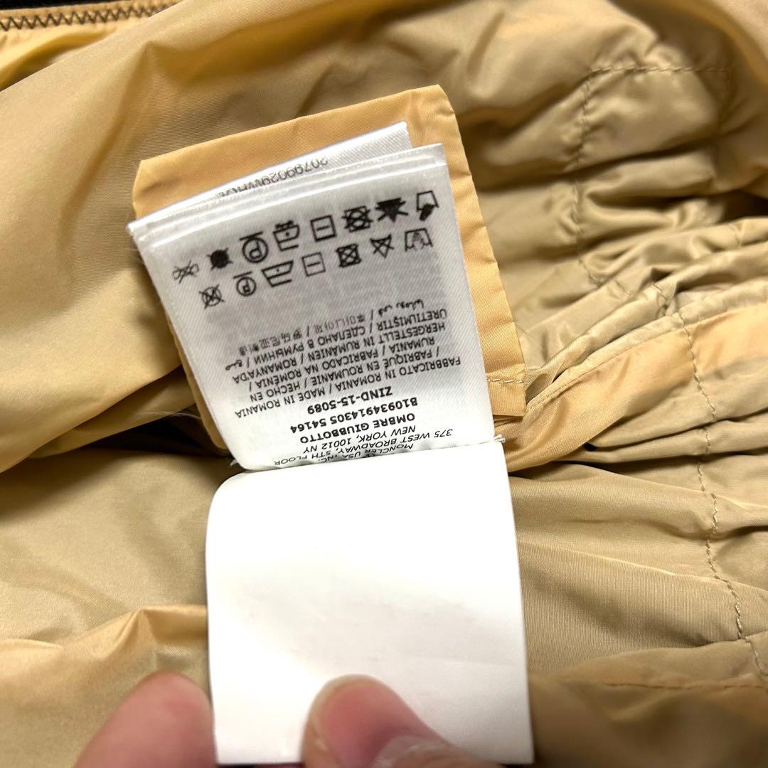 美品　ジャパン代理店表記有　MONCLER スプリングコート　ブラック　00