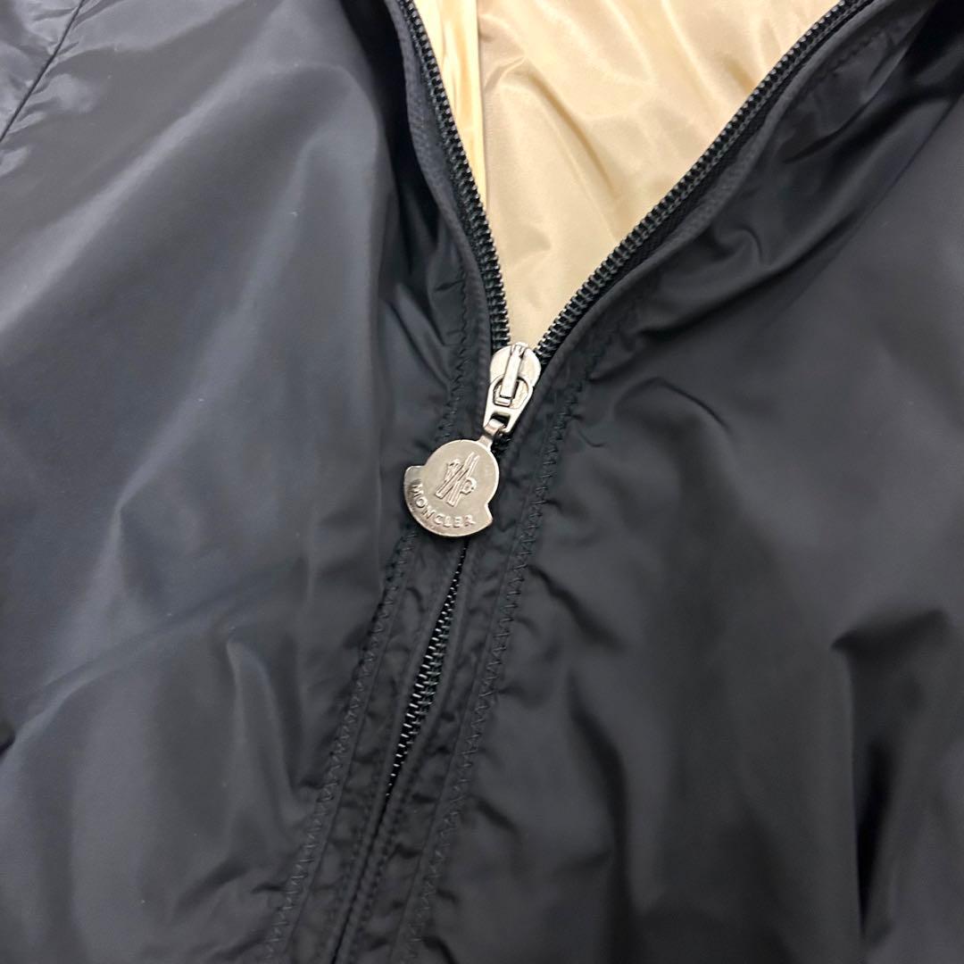 美品　ジャパン代理店表記有　MONCLER スプリングコート　ブラック　00