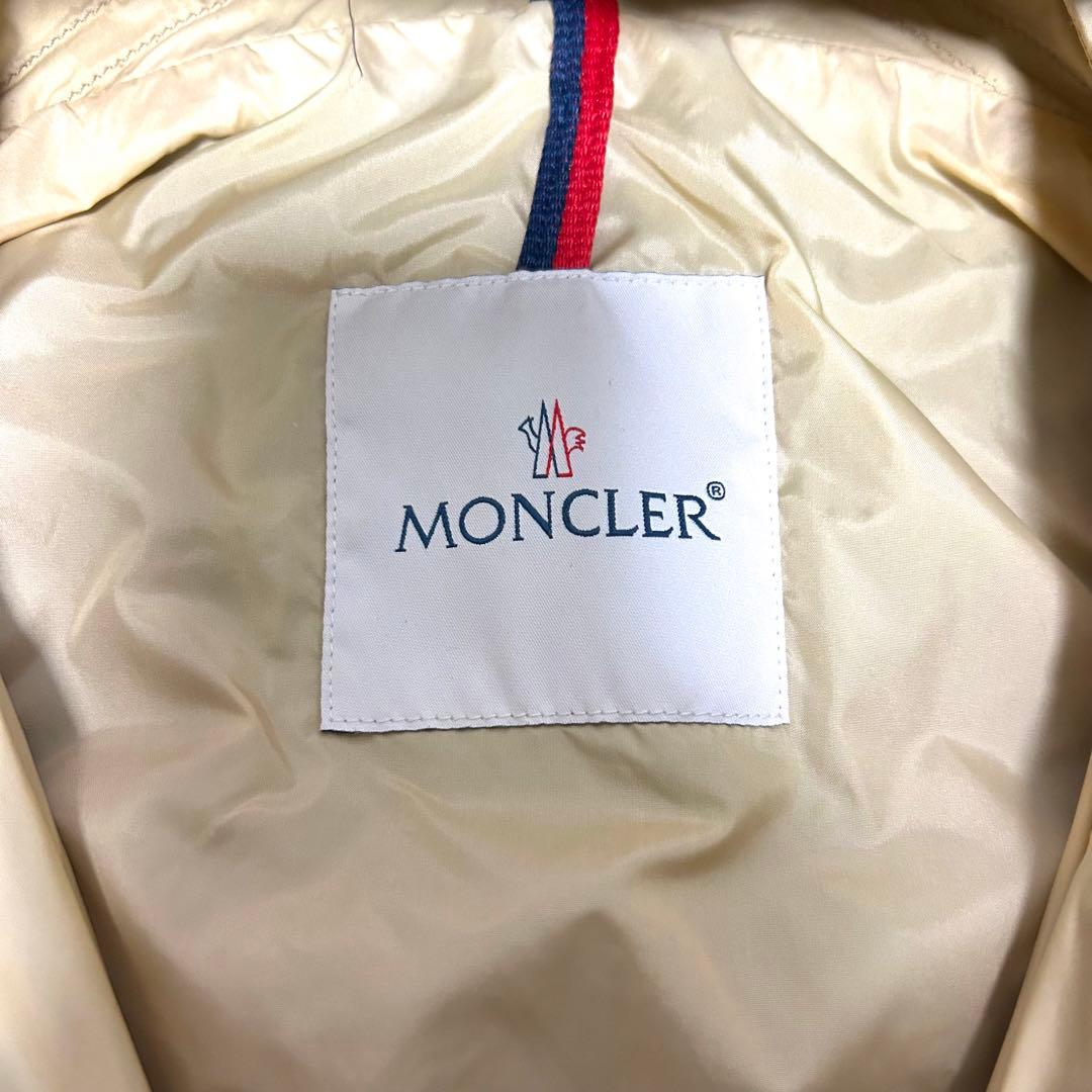 美品　ジャパン代理店表記有　MONCLER スプリングコート　ブラック　00