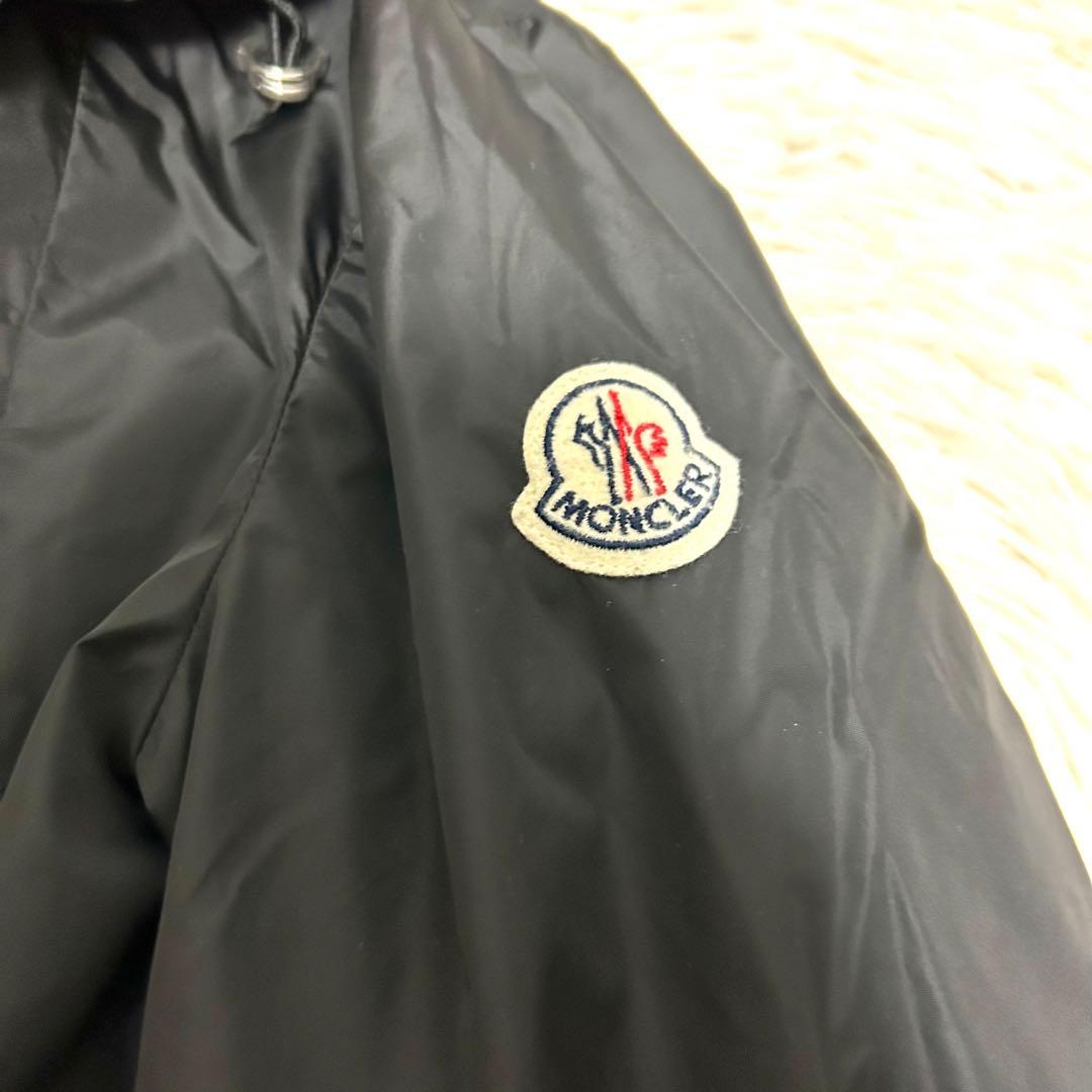 美品　ジャパン代理店表記有　MONCLER スプリングコート　ブラック　00
