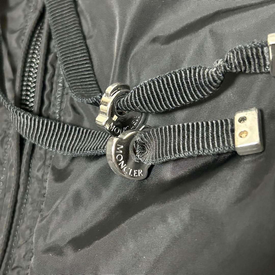 美品　ジャパン代理店表記有　MONCLER スプリングコート　ブラック　00