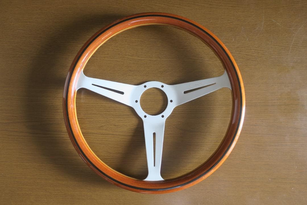 【希少】NARDI クラシック VITE ウッドステアリング シルバースポーク