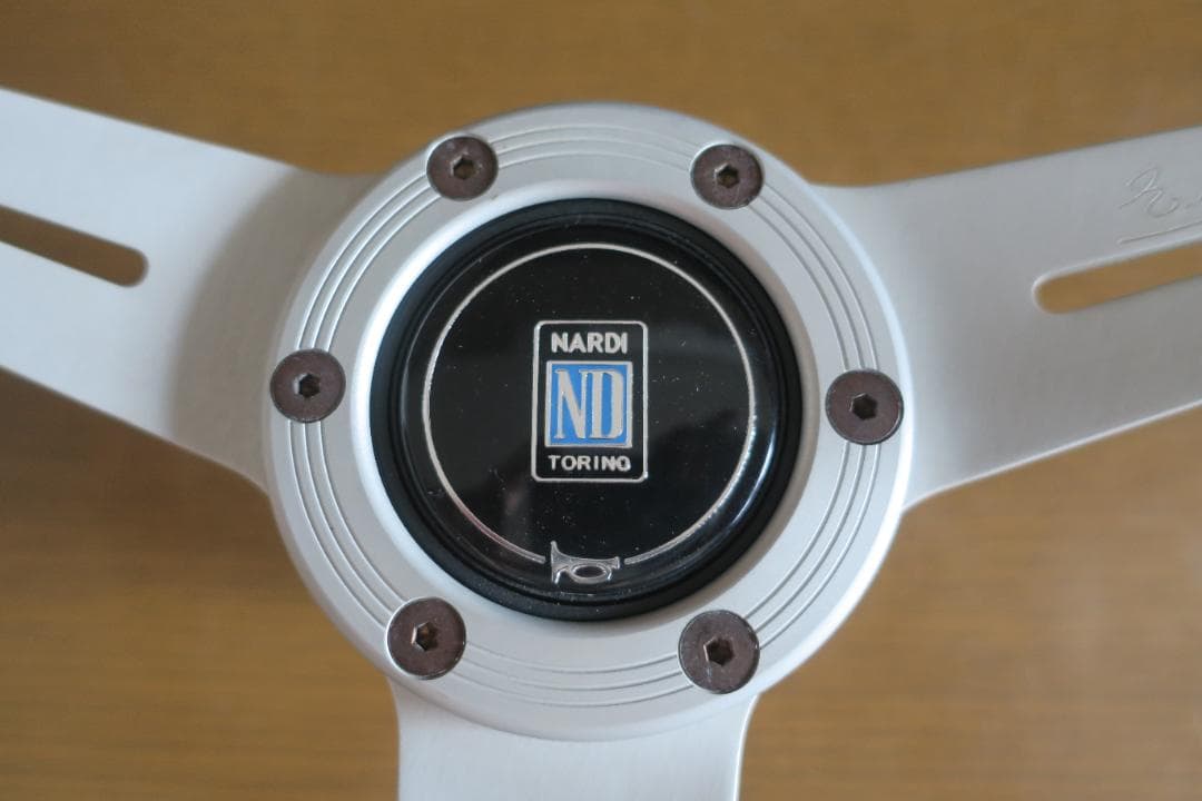 【希少】NARDI クラシック VITE ウッドステアリング シルバースポーク