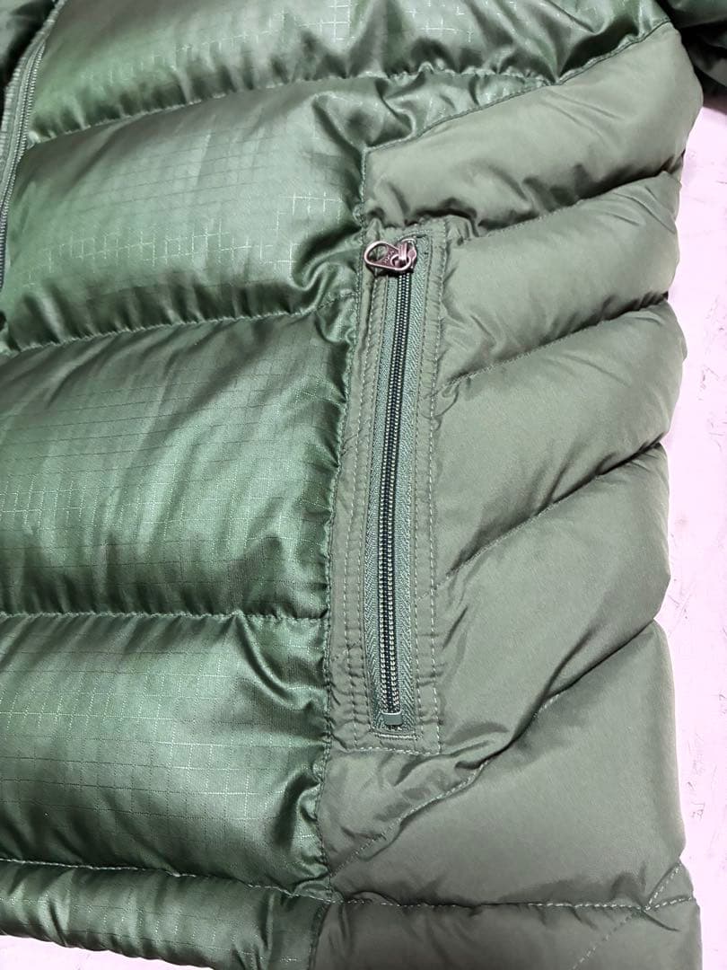 パタゴニア　インサレーショングースダウンジャケット　グリーン　L 2006 美品