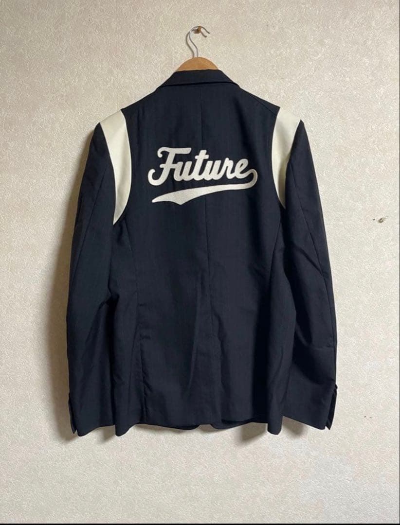 MASU Future 刺繍 テーラードジャケット 黒