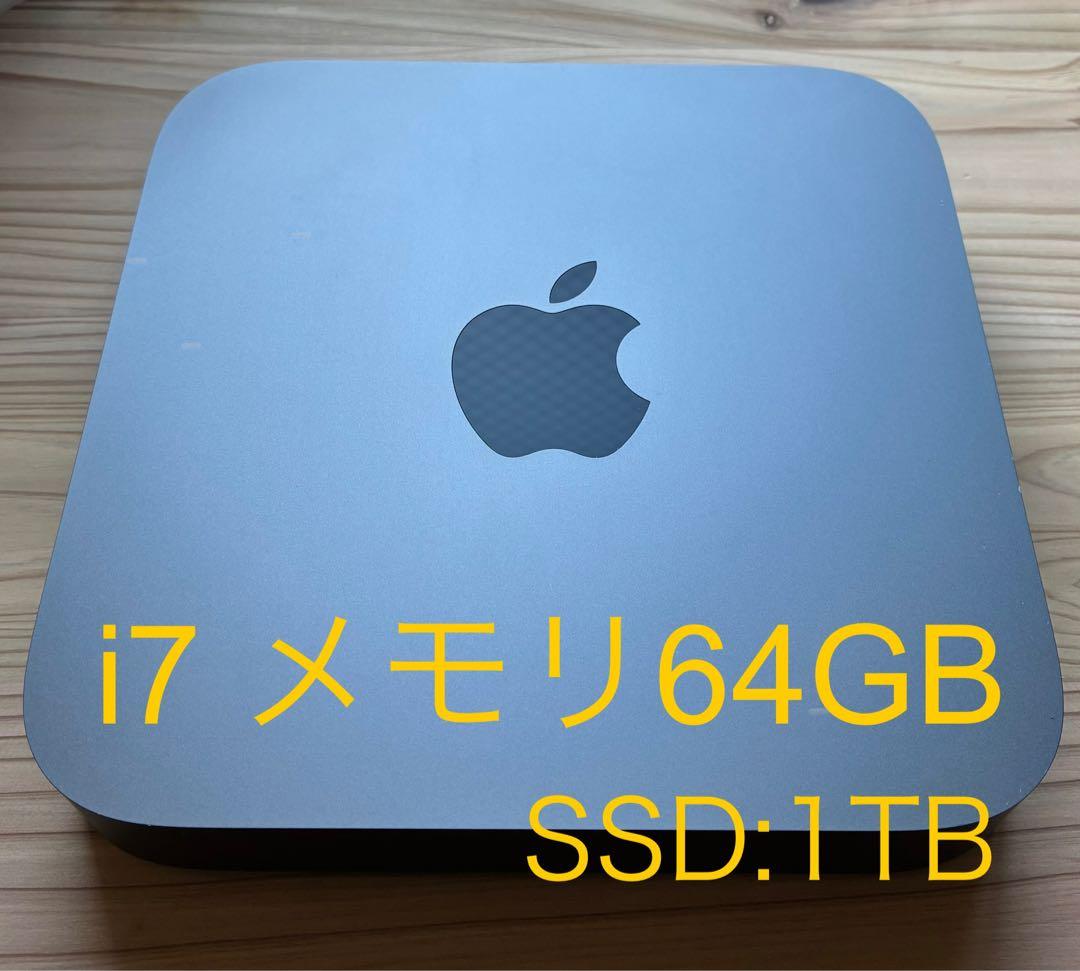 Mac mini 2018 i7 / 内臓SSD1TB /64GBメモリ