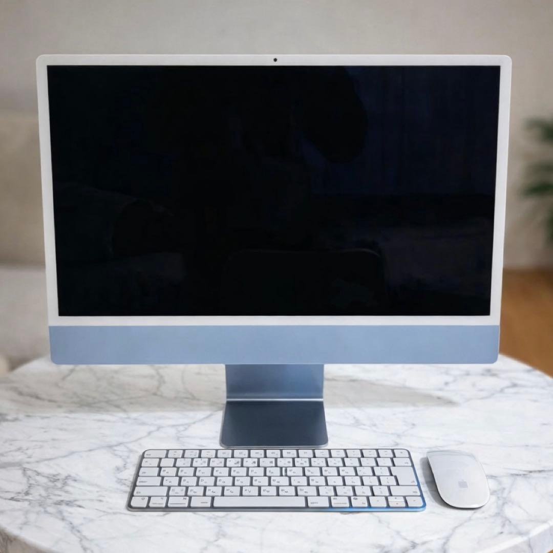 iMac 24インチ M4 8CPU/8GPU 16GB 256GB ブルー