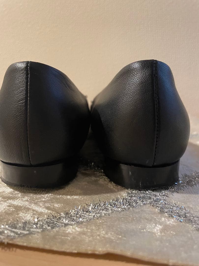 MMM [[プロフィール必読]] 様CHANEL ブラック フラットシューズ38