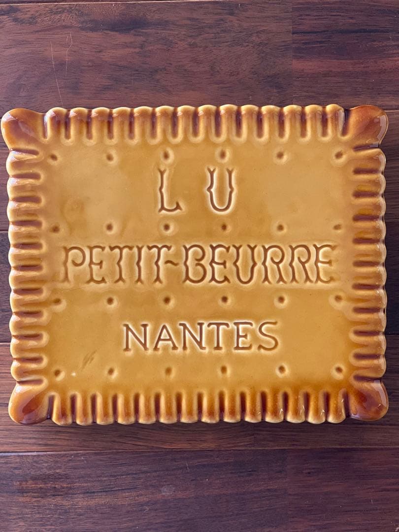 LU ビスケット 陶器 プレート　ヴィンテージ アンティーク