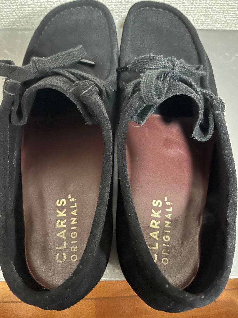 Clarks ブラック ワラビー　モカシン