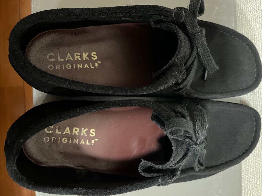 Clarks ブラック ワラビー　モカシン