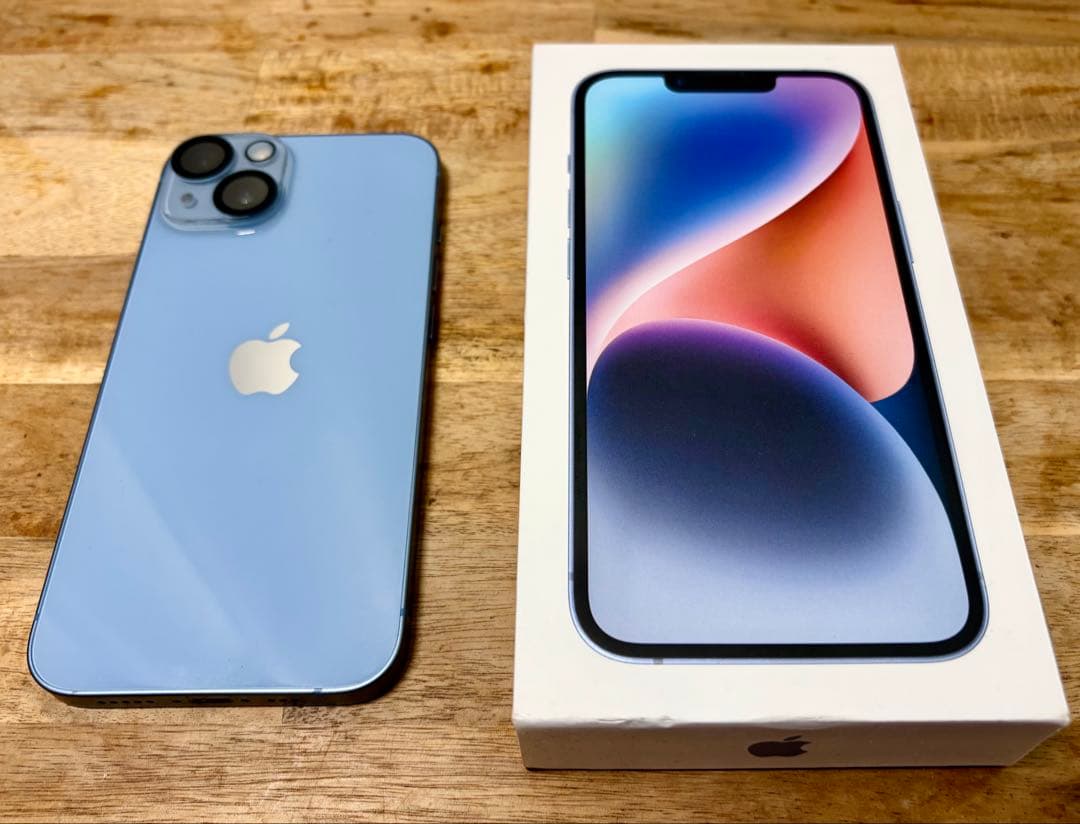 【訳あり】iPhone 14 本体 ブルー 128GB SIMフリー