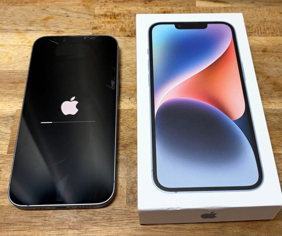 【訳あり】iPhone 14 本体 ブルー 128GB SIMフリー