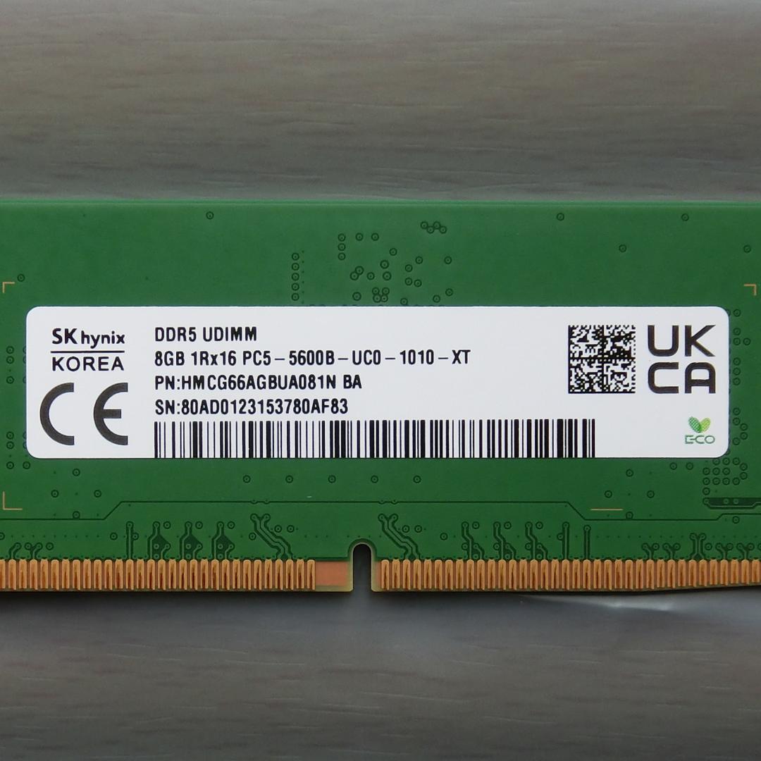 え*ぃ様 SK hynix DDR5 8GB 5600Mbps メモリ