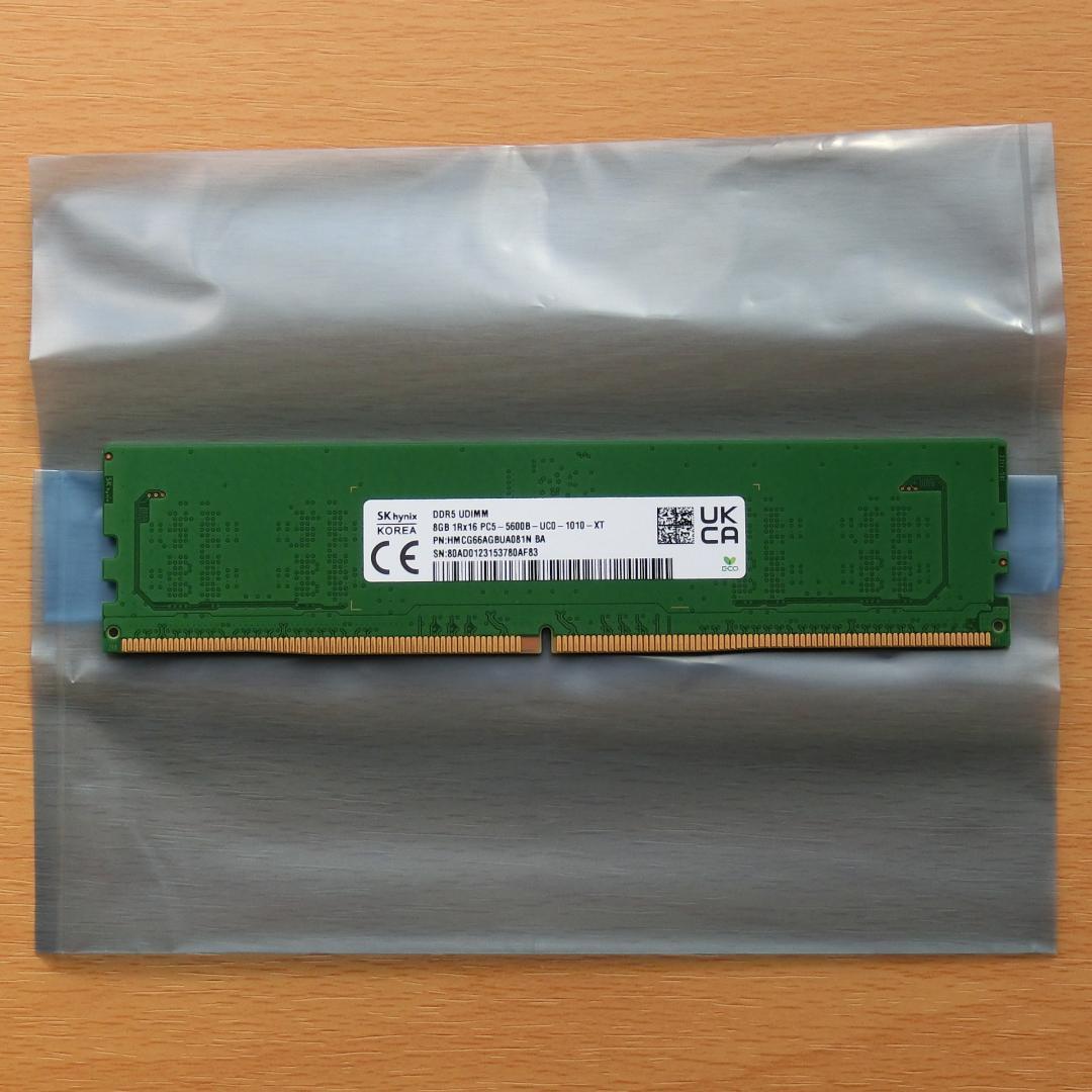 え*ぃ様 SK hynix DDR5 8GB 5600Mbps メモリ