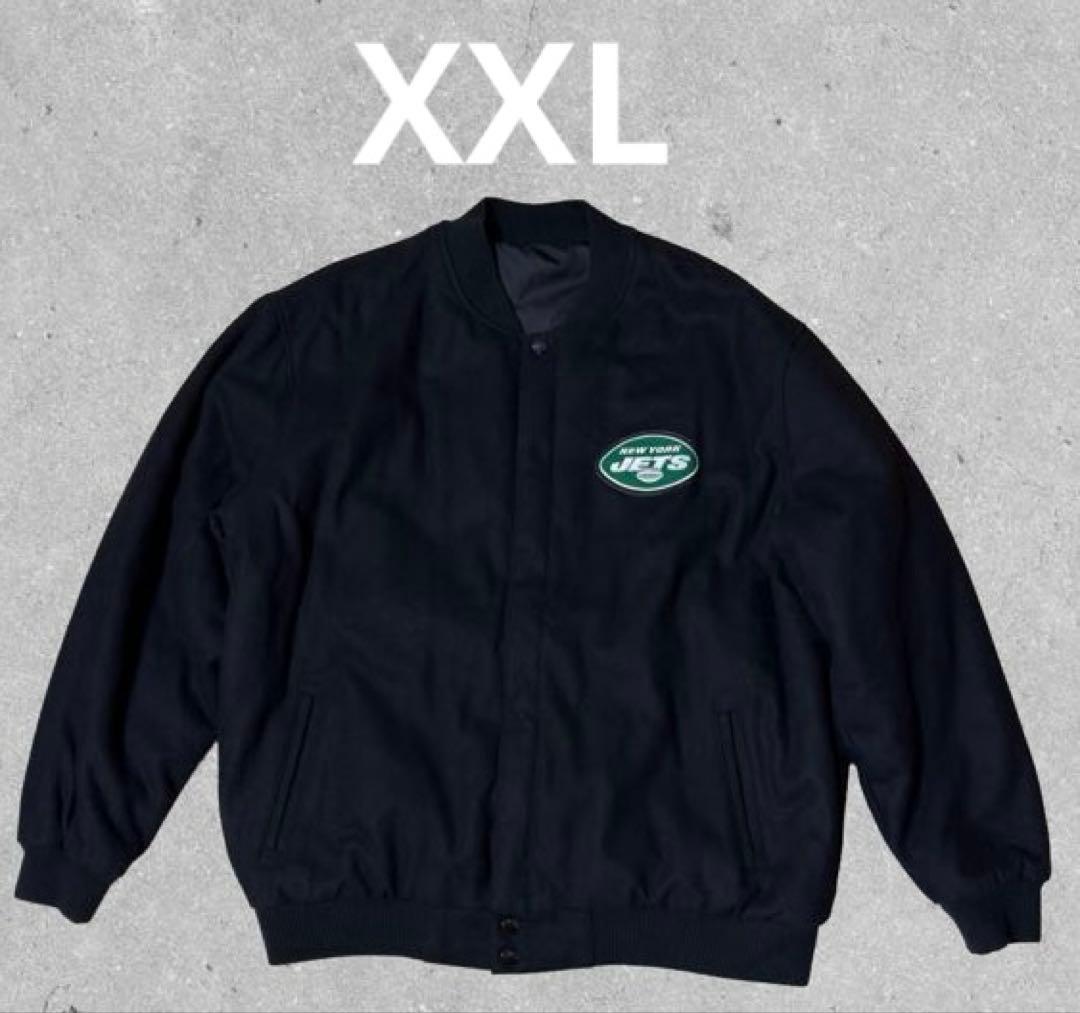 90s NFL NYジェッツ Jay-Z スタジャン JH Design 黒