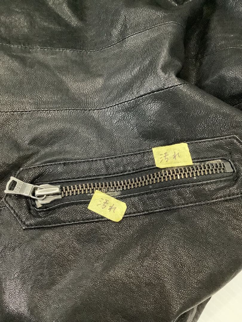 ★10.23◎A782◎BuffaloBobsレザージャケット◎山羊革◎ブラック