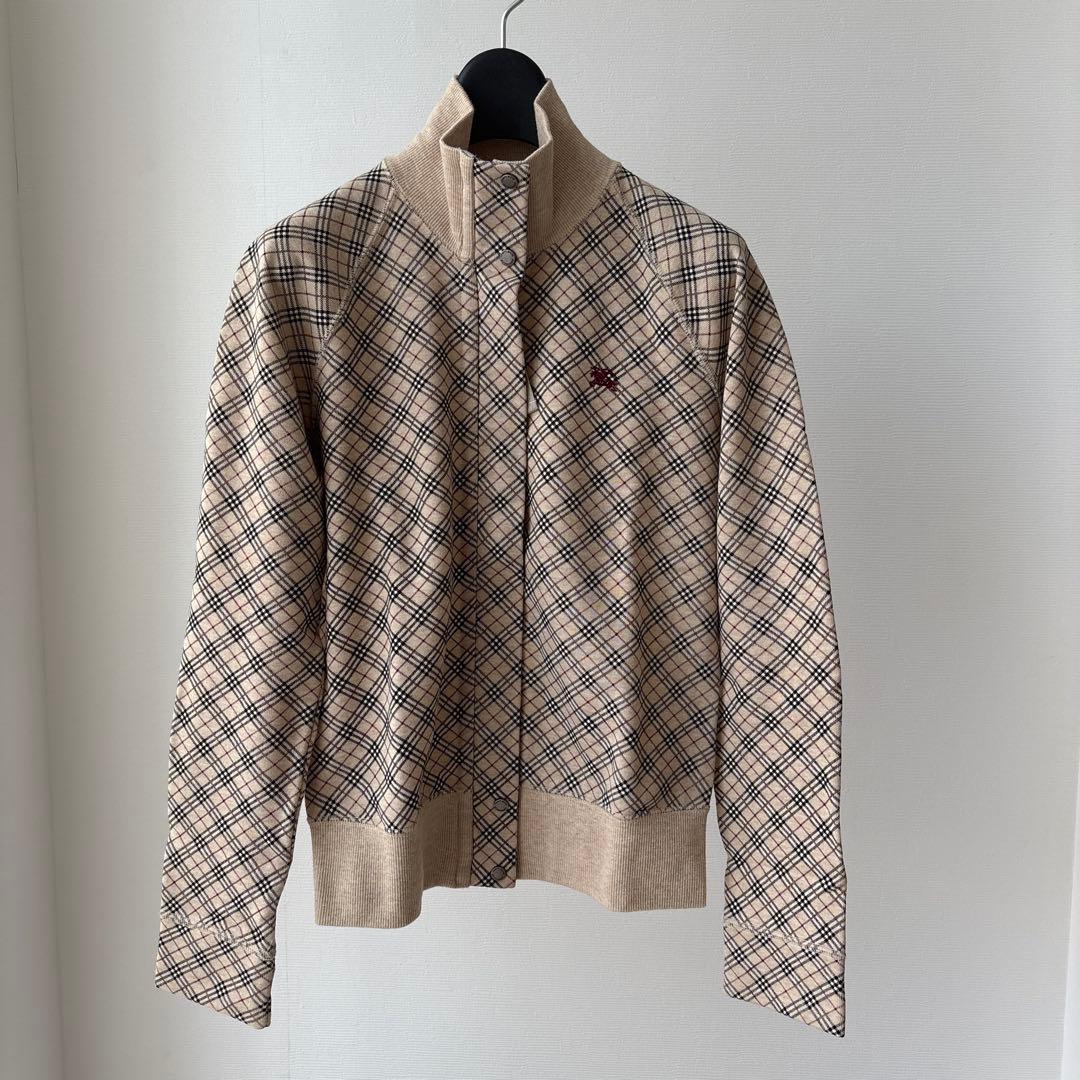 BURBERRY BLUE LABEL チェック柄 スウェットジャケット38
